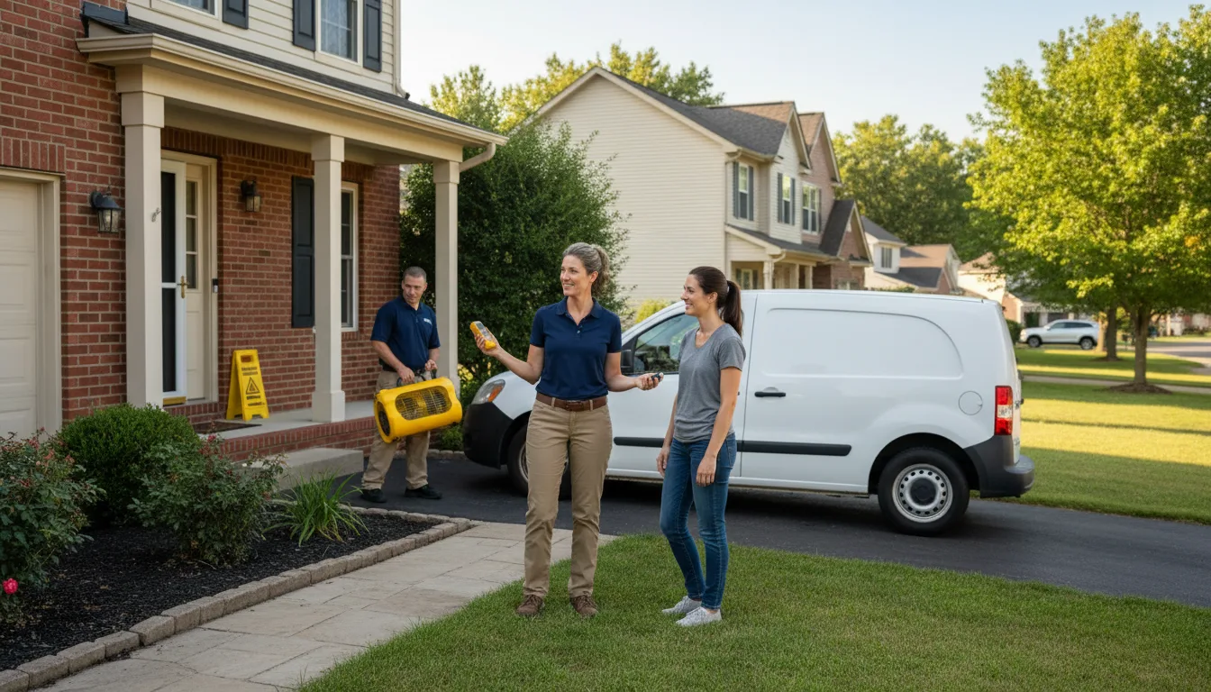 Water restoration image for Dehumidification And Cleanup Services in Taneytown, MD